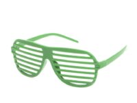 Super Seje grønne retro partybriller.