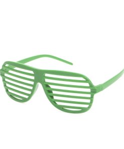 Super Seje grønne retro partybriller.