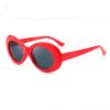 Rød flower power hippie solbriller