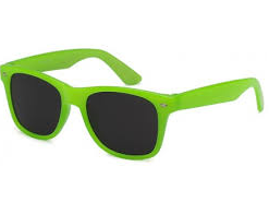 Grøn Wayfarer solbriller til børn
