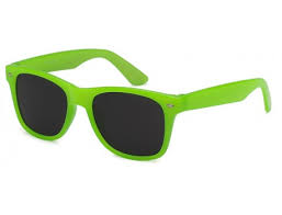 Grøn Wayfarer solbriller til børn