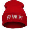 Rød hue"Bad hair day"