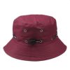 Vinrød bucket hat