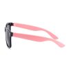 Sort Wayfarer brille med lyserød stænger