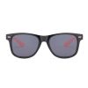 Sort Wayfarer brille med lyserød stænger