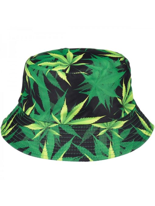 Bucket hat - grøn - mønster